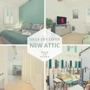 *new Attic*-lucca Citycenter-balcony-netflix Lucca